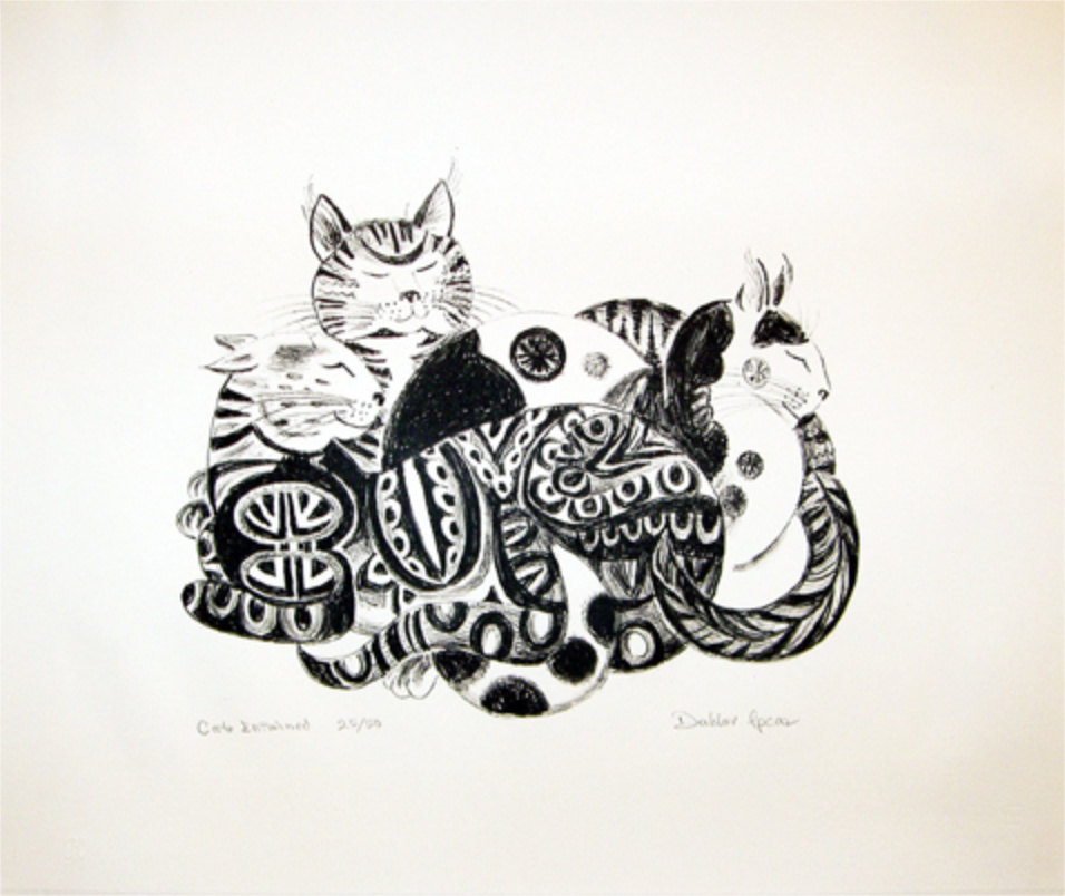 Cats Entwined by Dahlov Ipcar