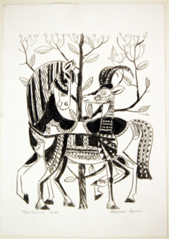 Two Calicos by Dahlov Ipcar